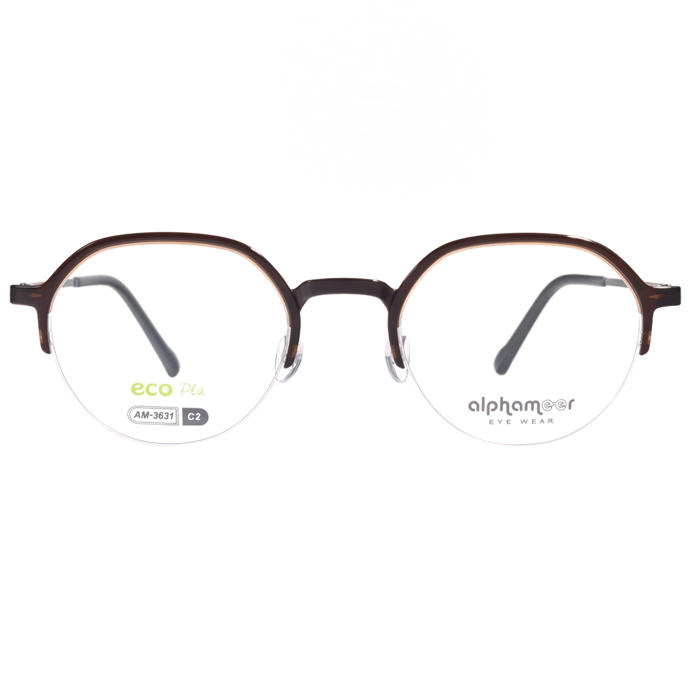 【Alphameer】AM3631 C2 Slim系列 圓框光學眼鏡