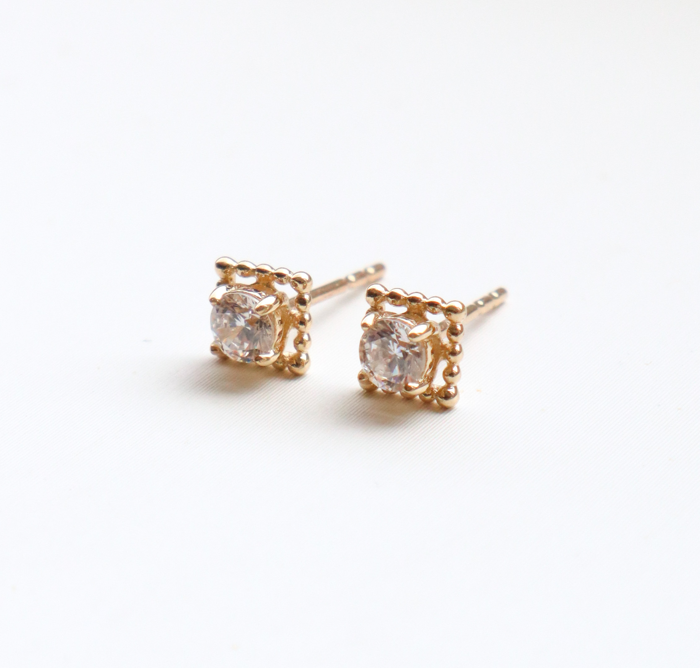 10K/太陽之心耳環