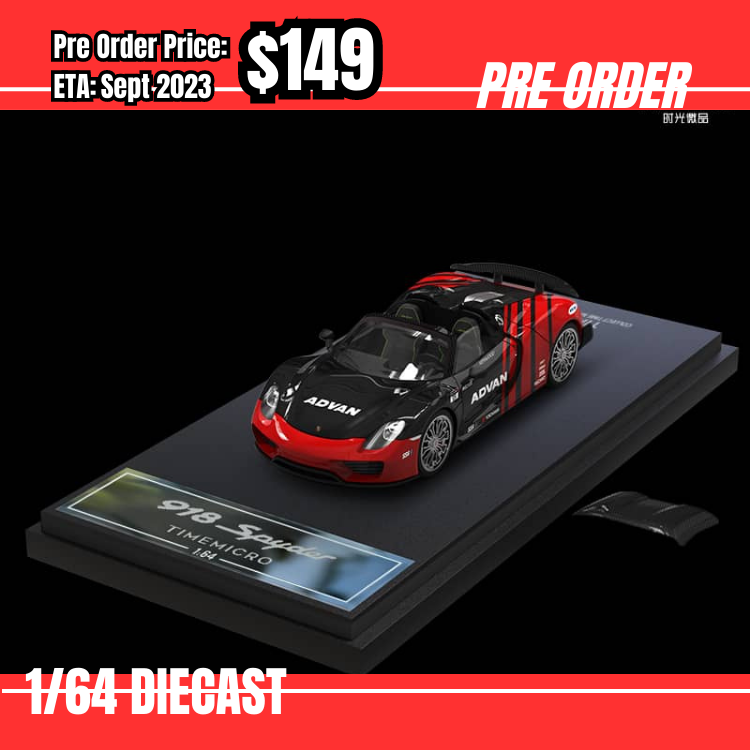 PO-$149 * Time Micro * Porsche 918 Spyder Advan [05/07]