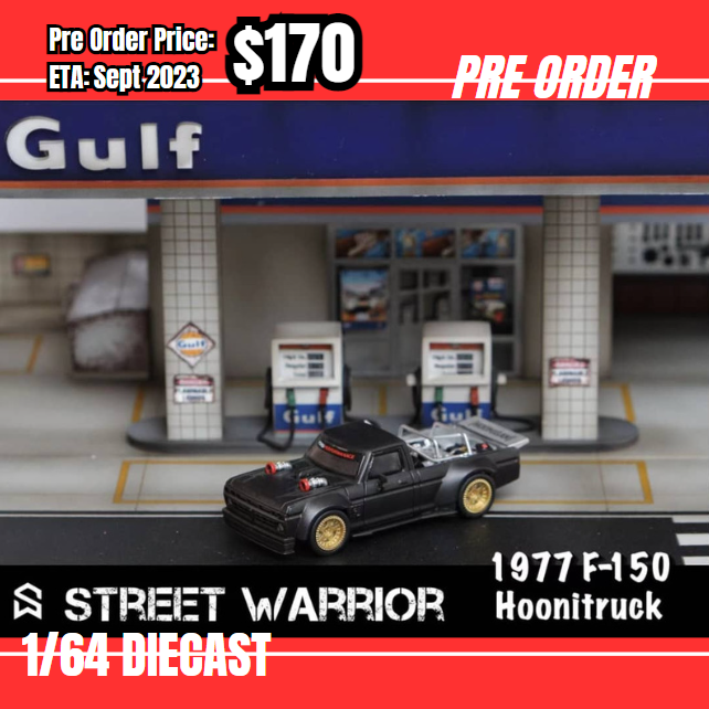 PO-$170 * Street Warrior * 1:64 Ford Hoonitruck Hoonigan Matt Black [05/07]