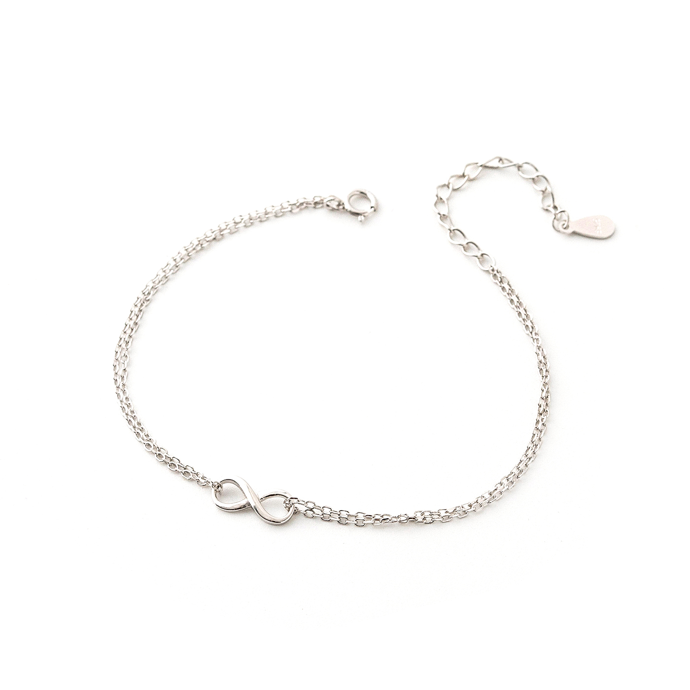 大尺碼,平價飾品,純銀,無限,手鍊