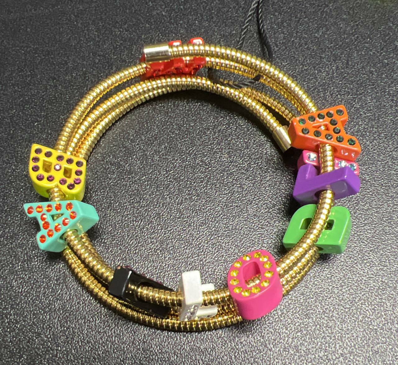 [S] BIMBAY LOGO BRACELET,MULTI, 8445394039243 (SBY30)