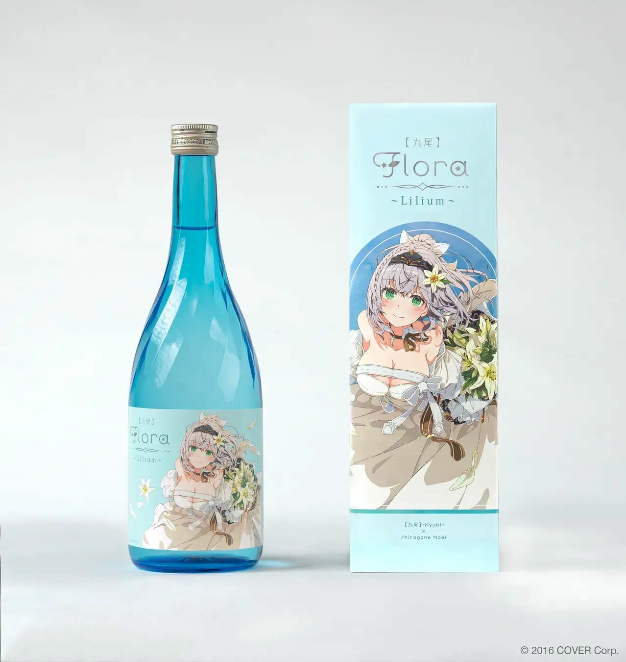「官方代購」天鷹酒造【九尾】がコラボ X 白銀ノエル「【九尾】Flora～Lilium～」（日本酒）