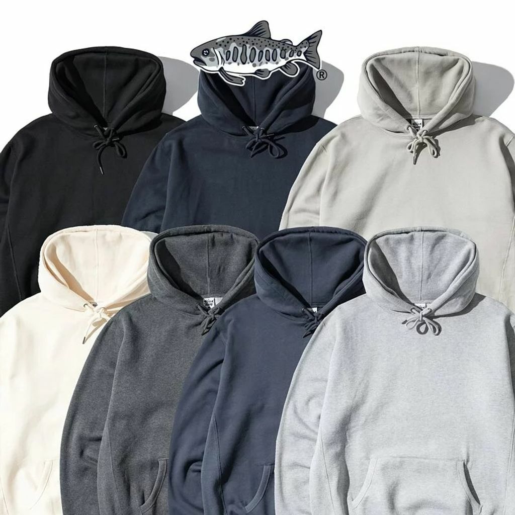 AGILITY Basic Hoodie 重磅刷毛復古剪裁帽Tee [H3]