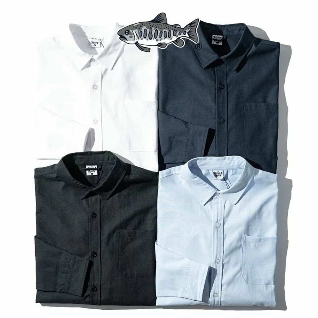 AGILITY Basic Oxford Shirt 寬鬆牛津紡長袖襯衫 [SH01]