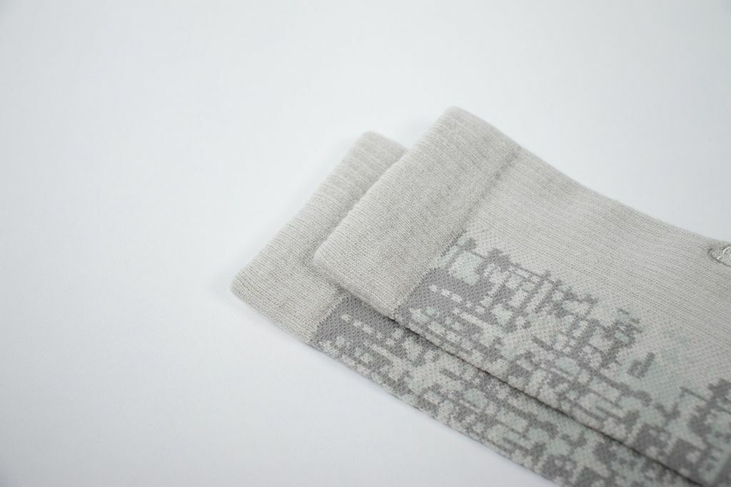 FAAM-DUSTY 岩杏 - 中高筒休閒運動襪