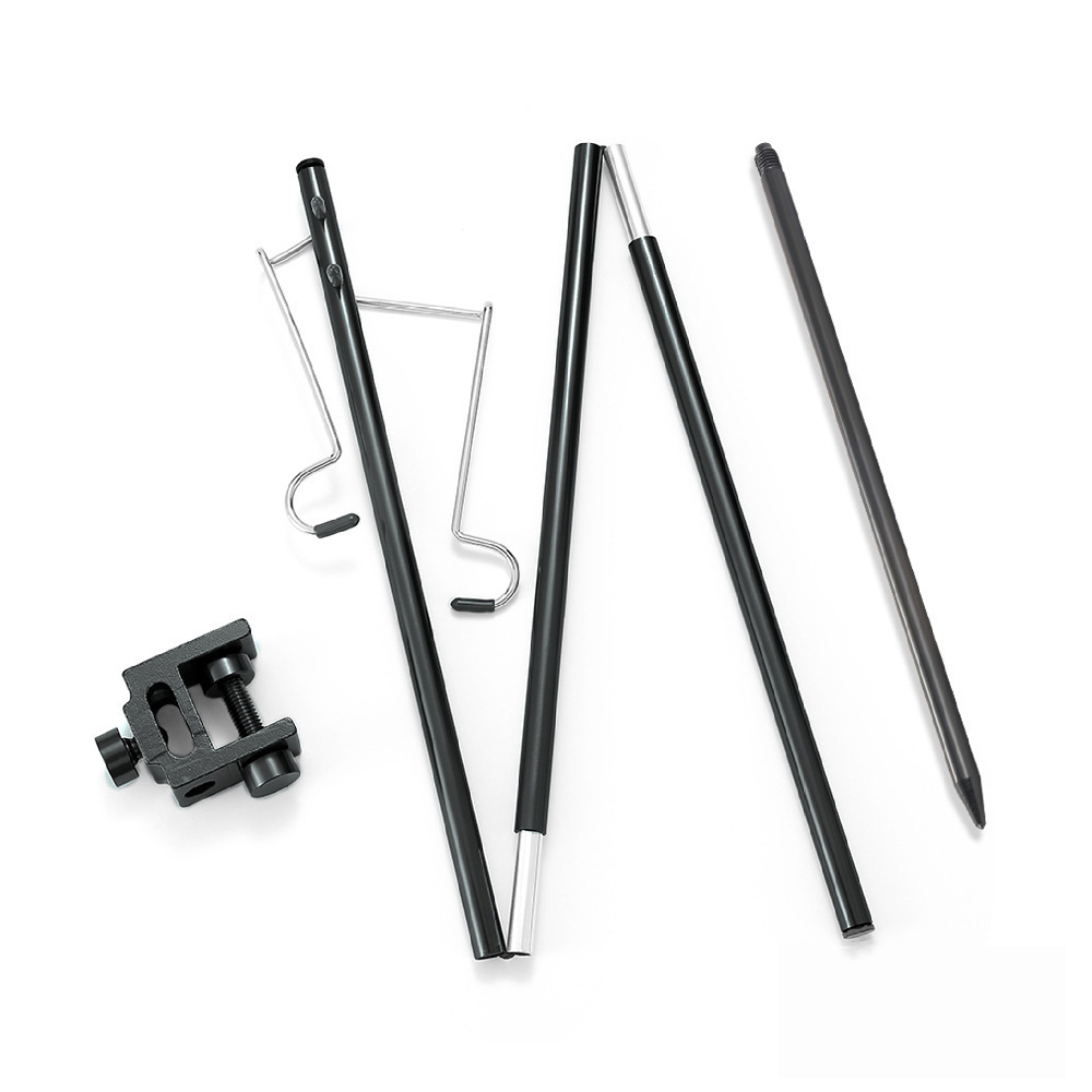 #【元氣熊】夾式/地插 兩用露營燈支架(附收納袋)