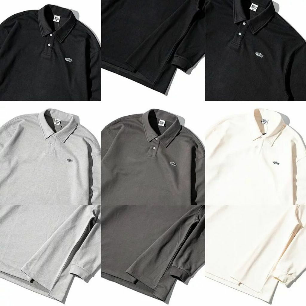 AGILITY Logo LS Polo 鮭魚長袖Polo衫[RBP-1]