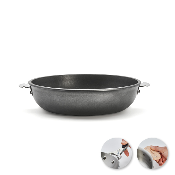 LOQY Choc Extreme 活動柄系列 l 高效能鑄鋁不沾深煎鍋 (需另選購握柄-適用IH爐)