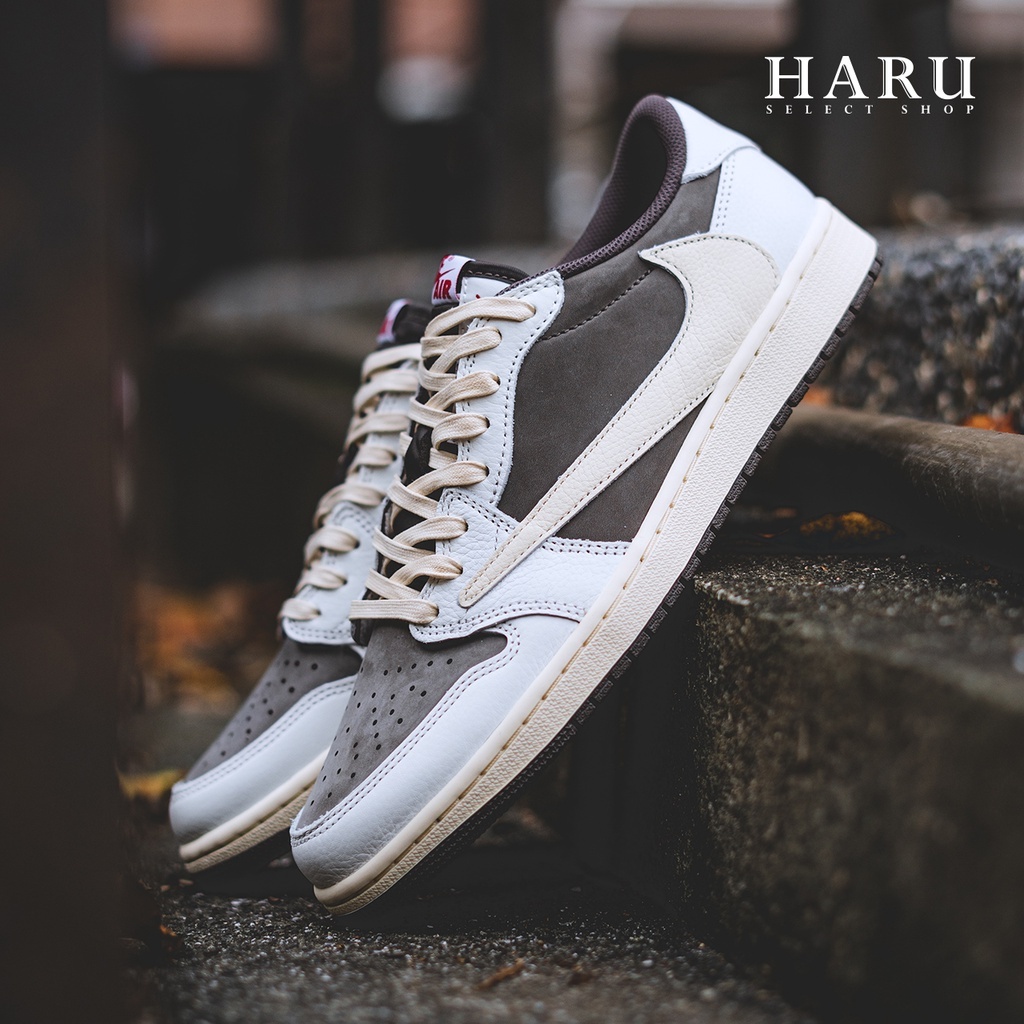 NIKE Travis Scott Nike Air Jordan 1 AJ1 TS 摩卡 倒鉤 3.0 Mocha 聯名款 男女同款 復古休閒鞋 DM7866-162