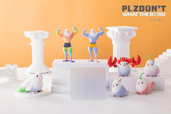PLZDON'T WHAT THE BIRD ラブ・バードシリーズ トレーディングフィギュア 