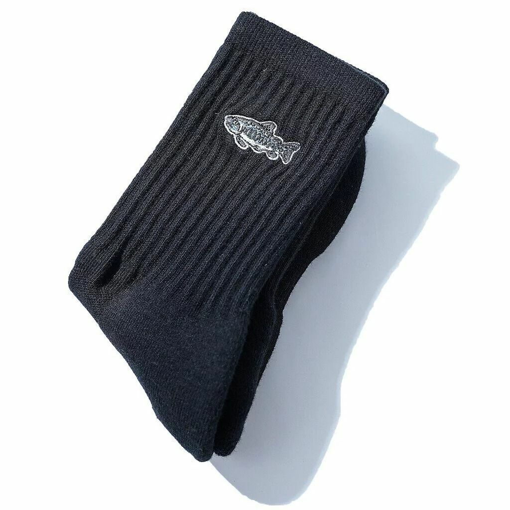 AGILITY Salmon Socks 鮭魚刺繡毛巾底襪 [SC45-S]