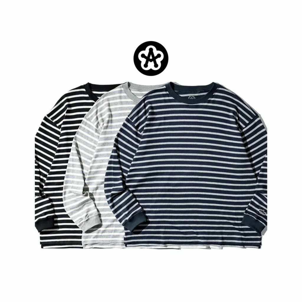 JKS - 日本布料 天竺棉 長袖條紋 Tee [A+LST]