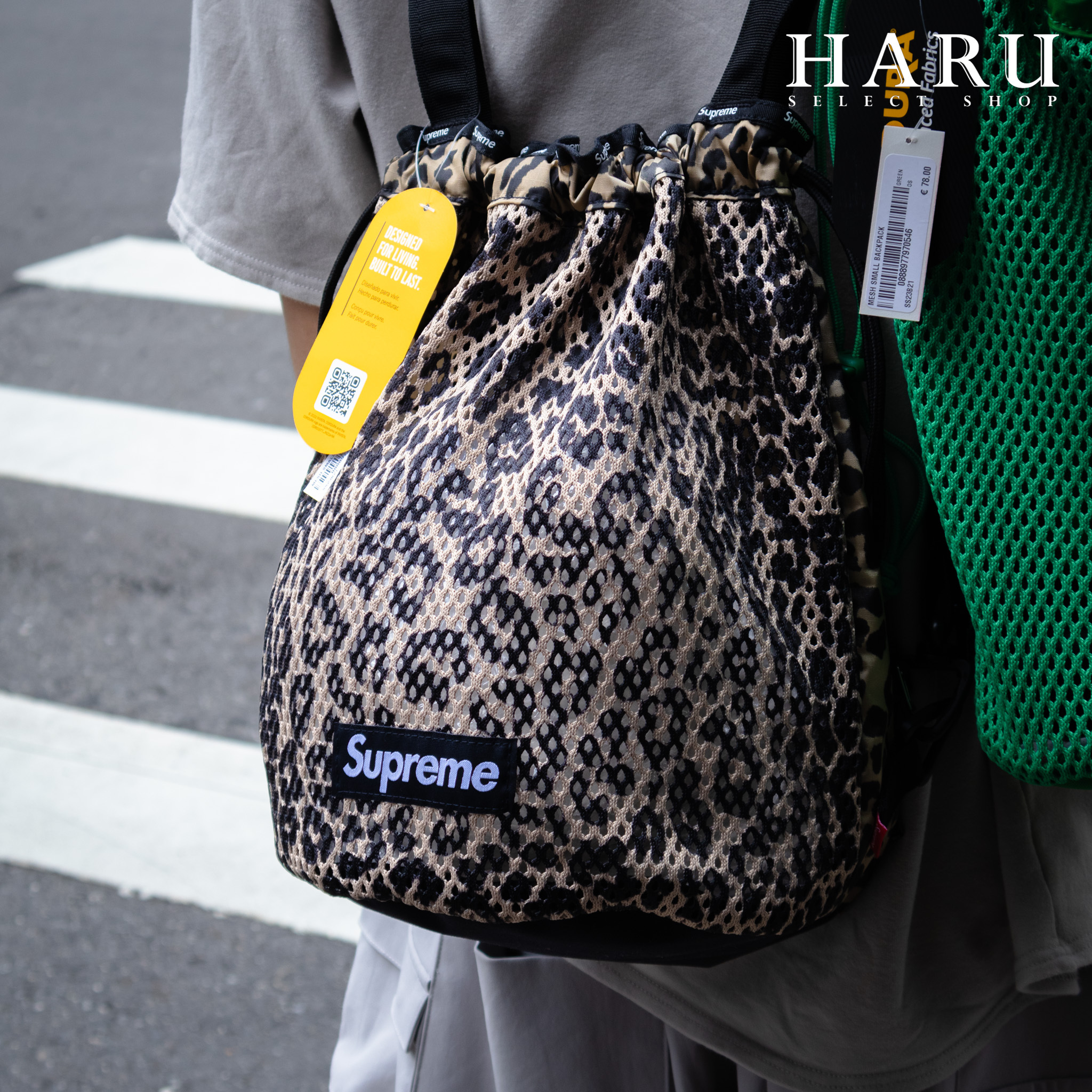 Supreme Mesh Small Backpack Leopardレオパルド