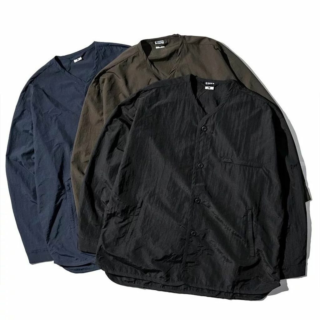 JKS - 尼龍防潑水開襟襯衫 [CI3]