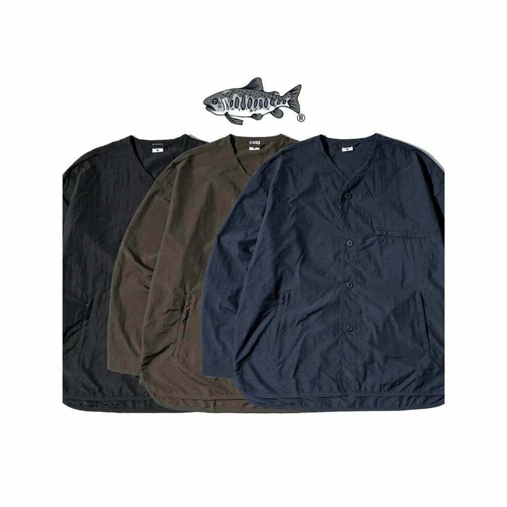 JKS - 尼龍防潑水開襟襯衫 [CI3]