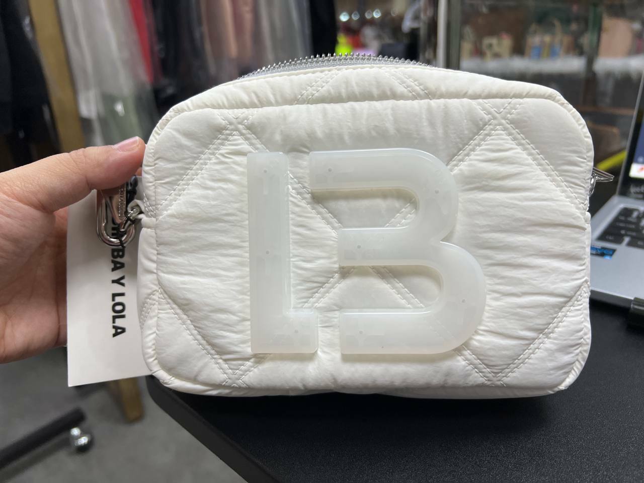 [S] BIMBAY WOMEN'S SLING BAG,WHITE, 8445394114575 (SBY57)