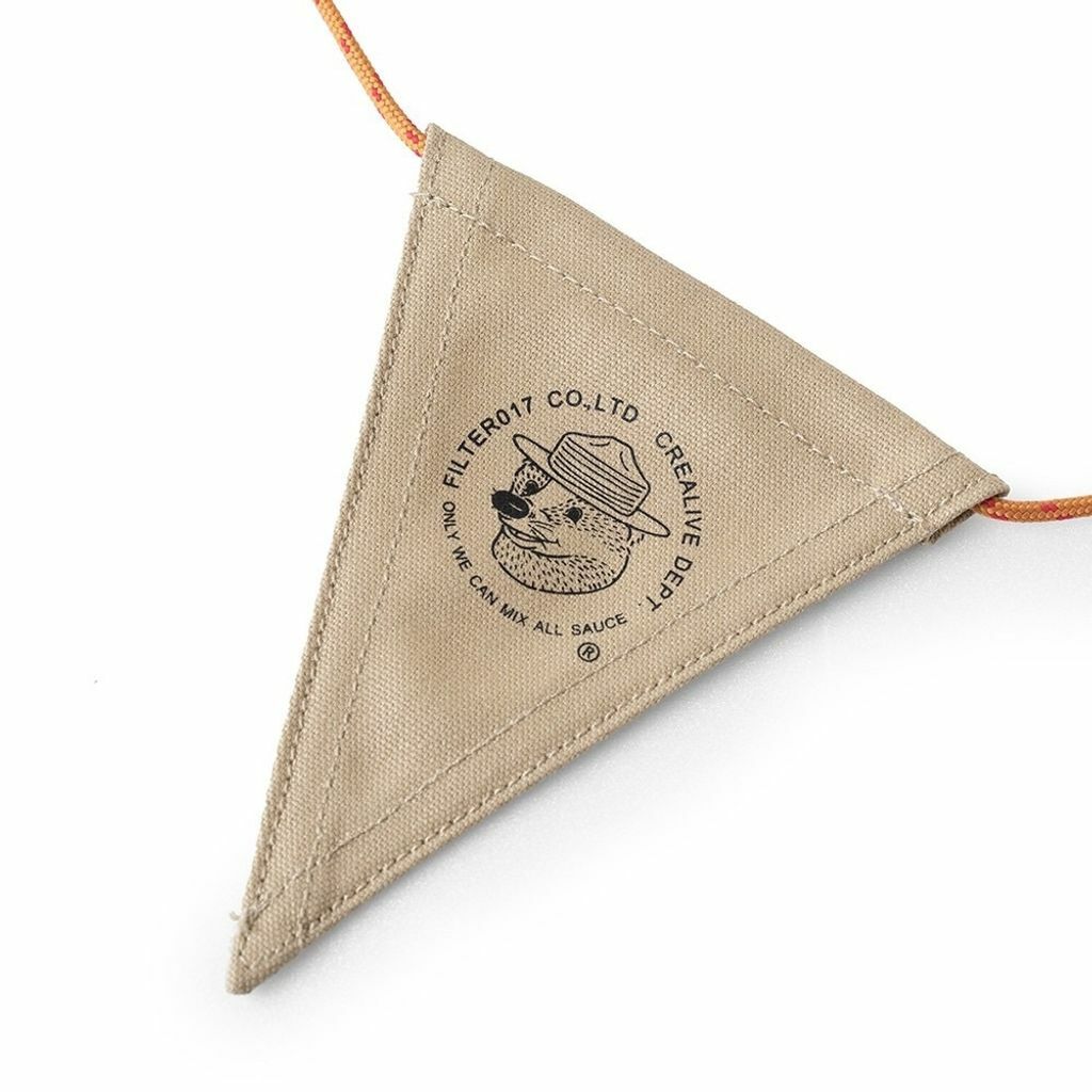 Filter017 20AW Waxed Canvas Flag Garland 上蠟帆布三角旗繩