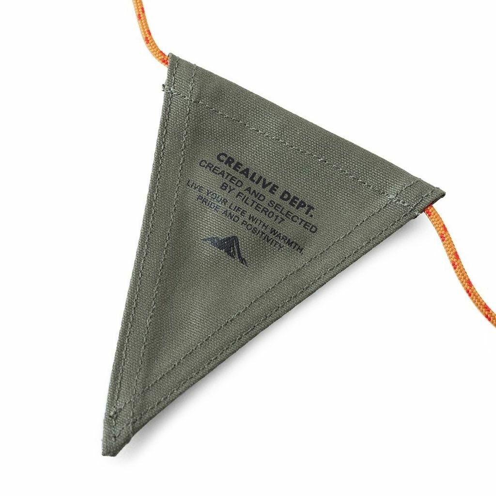 Filter017 20AW Waxed Canvas Flag Garland 上蠟帆布三角旗繩