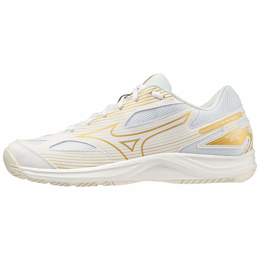 MIZUNO CYCLONE SPEED 4 白金色排球鞋