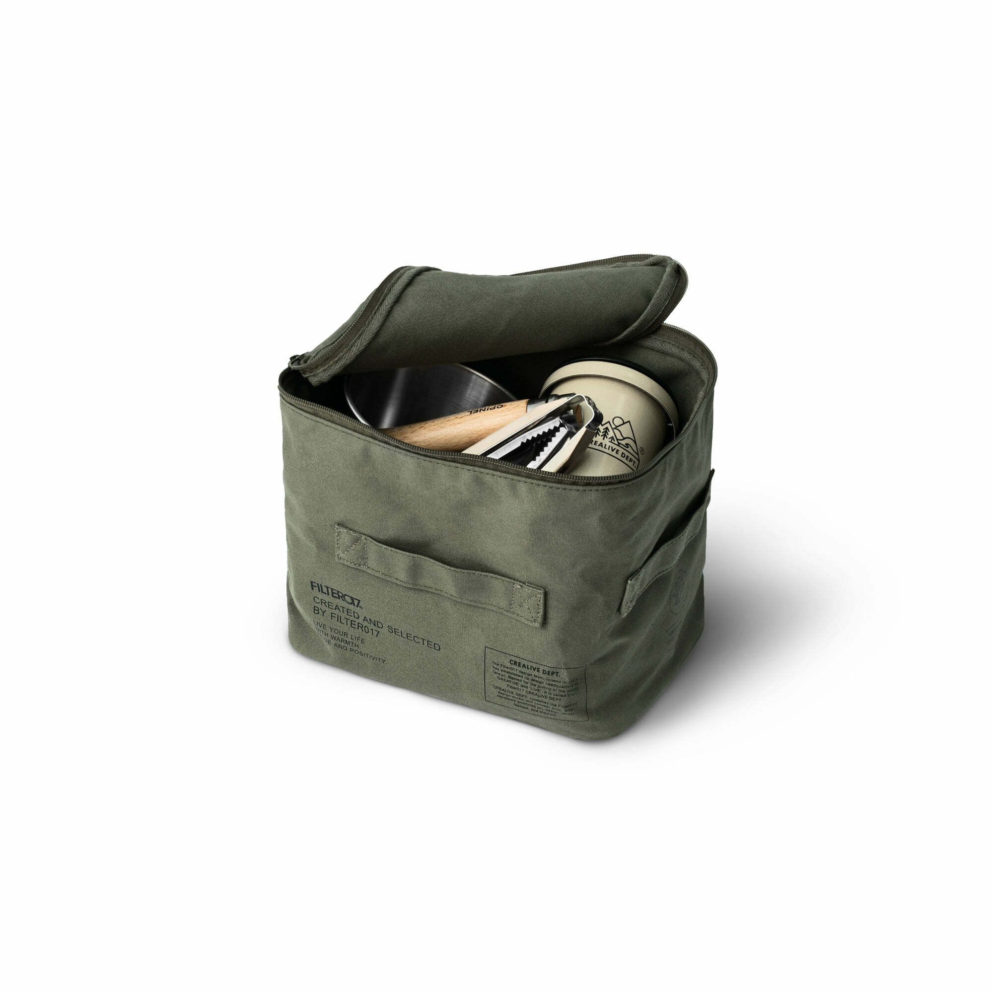 Filter017 20AW Waxed Canvas Soft Box 上蠟帆布立體收納袋