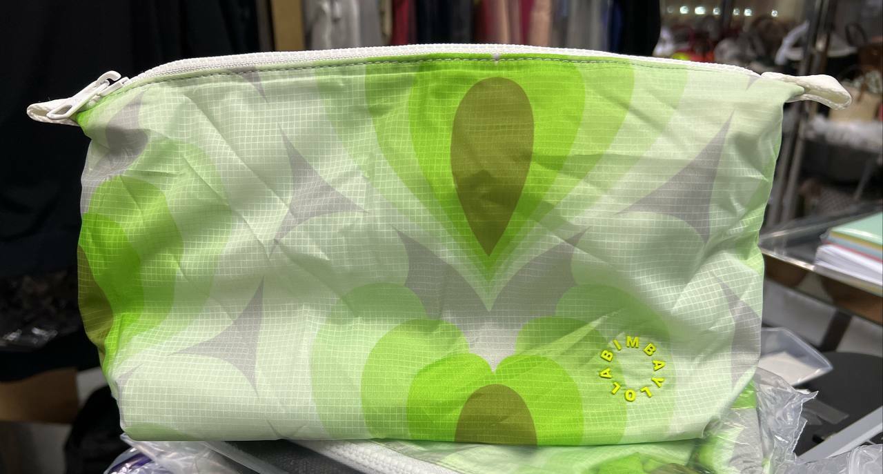 [S] BIMBAY COSMETIC BAG,GREEN MULTI, 8445394126547 [FINAL SALE] (SBY64)