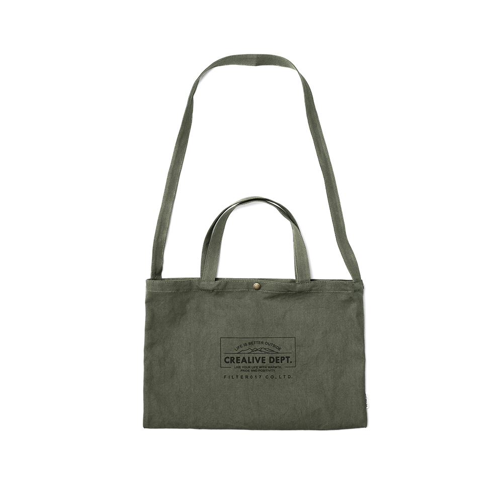Filter017 20AW Canvas Tote Bag 帆布托特包 軍綠款