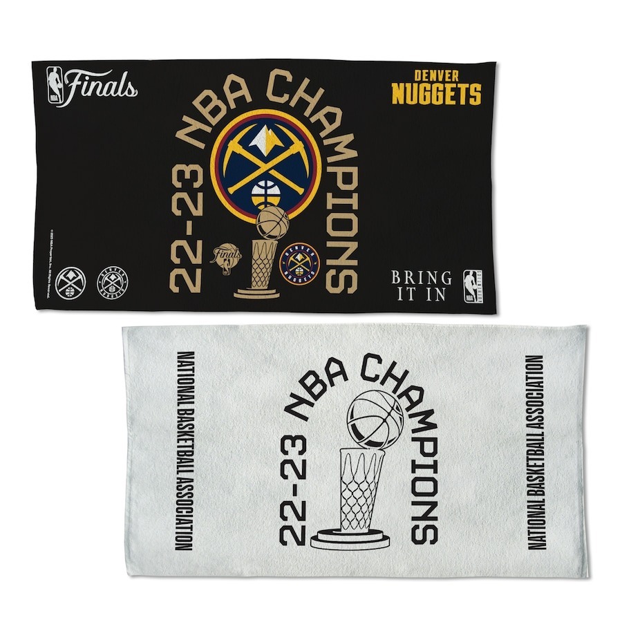 WinCraft 丹佛金塊隊 2023 NBA 總冠軍紀念版 22" X 42" 場邊毛巾