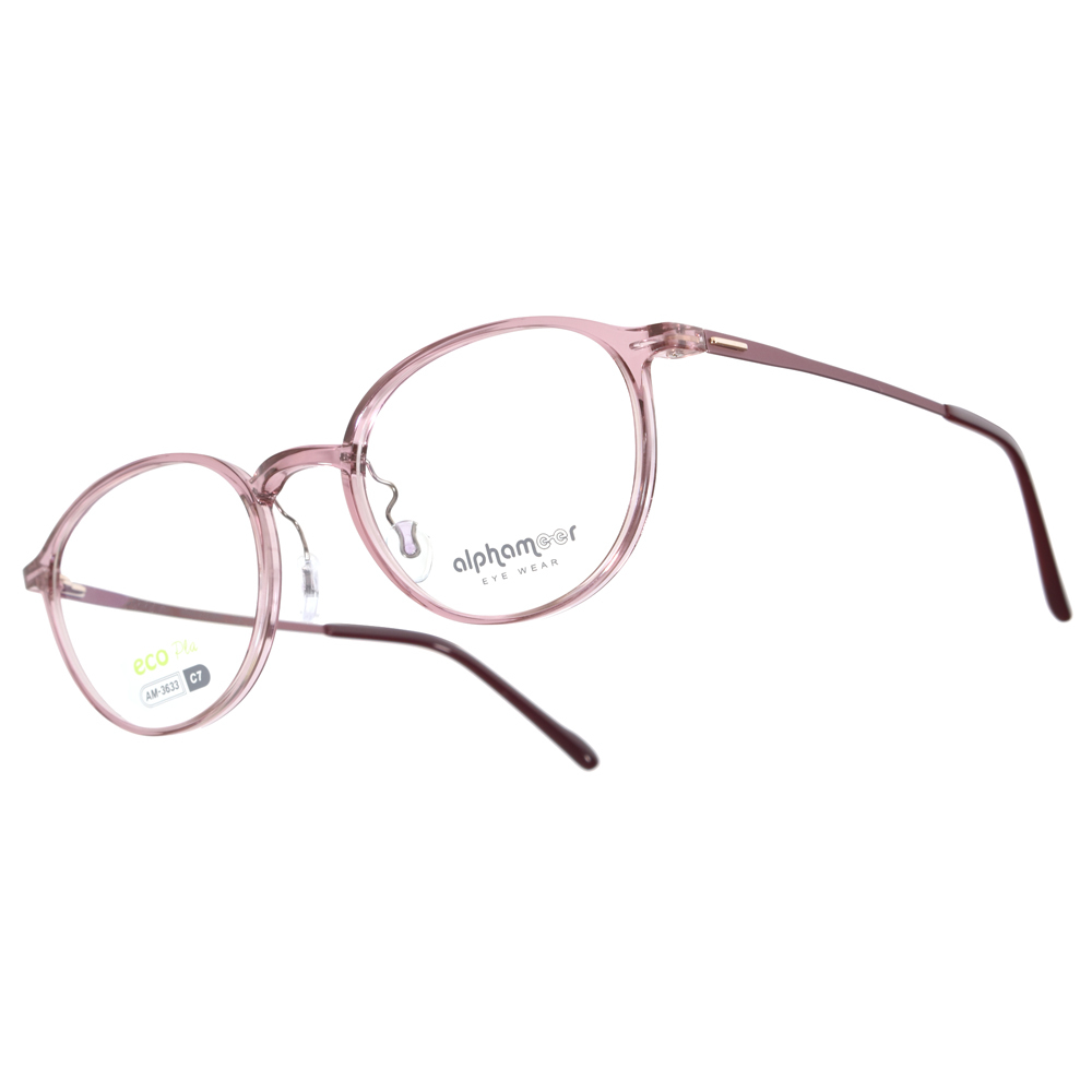 【Alphameer】AM3633 C7 ECO系列 圓框光學眼鏡