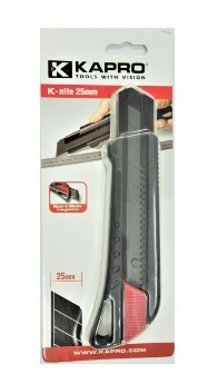 "KAPRO" FD-753防滑柄25MM黑鋼片特大介刀(推制)