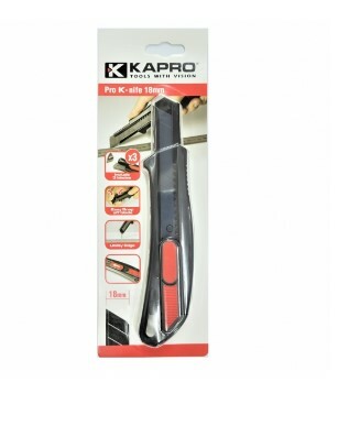 "KAPRO" FD-7813長咀防滑柄18MM黑鋼片大介刀