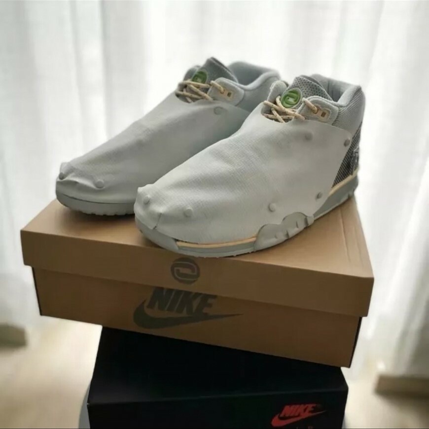 Nike x Travis Scott Air Trainer 1 聯名 倒鉤 灰藍 DR7515-001