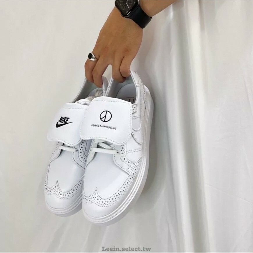 Nike x PEACEMINUSONE KWONDO1 GD 權志龍 聯名 小白鞋 牛津鞋