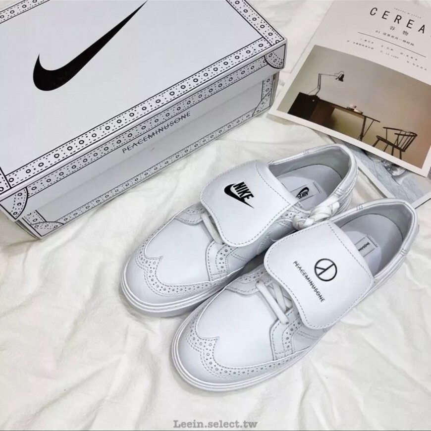 Nike x PEACEMINUSONE KWONDO1 GD 權志龍 聯名 小白鞋 牛津鞋
