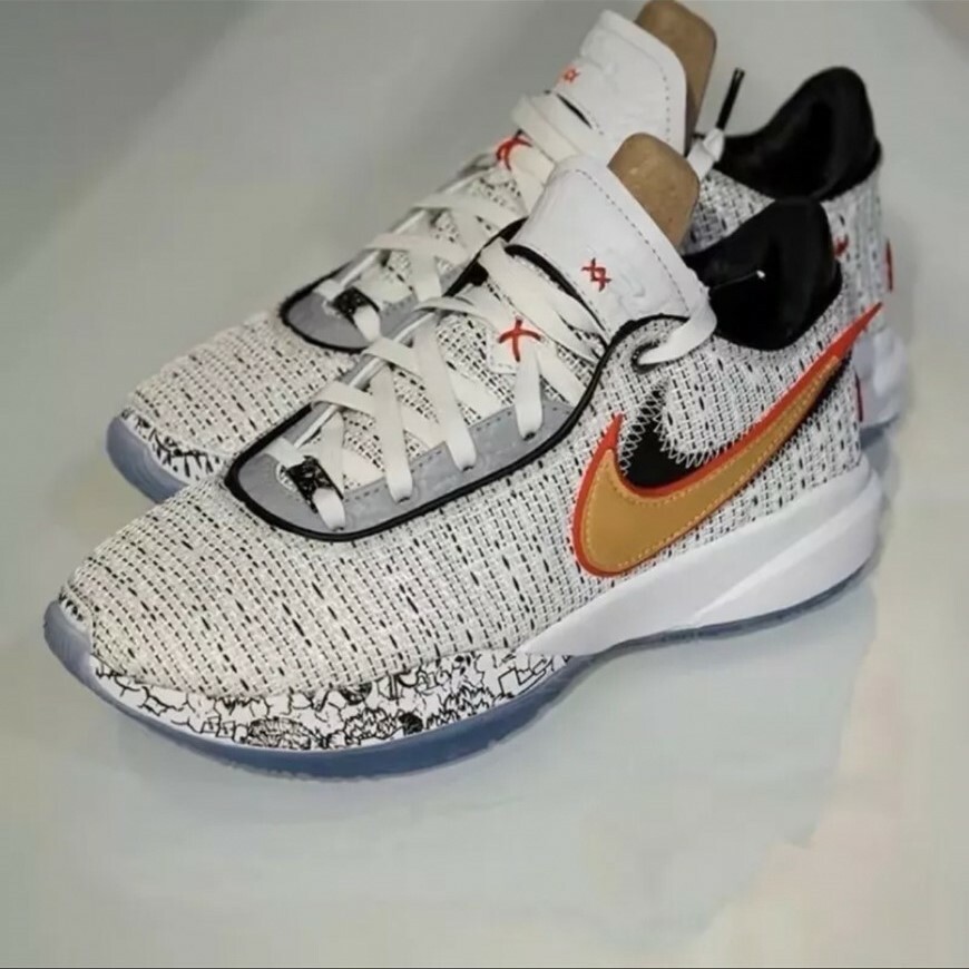Nike LeBron 20 XX EP 白灰紅 編織 白金 LBJ 實戰籃球鞋 男鞋 DJ5422-100