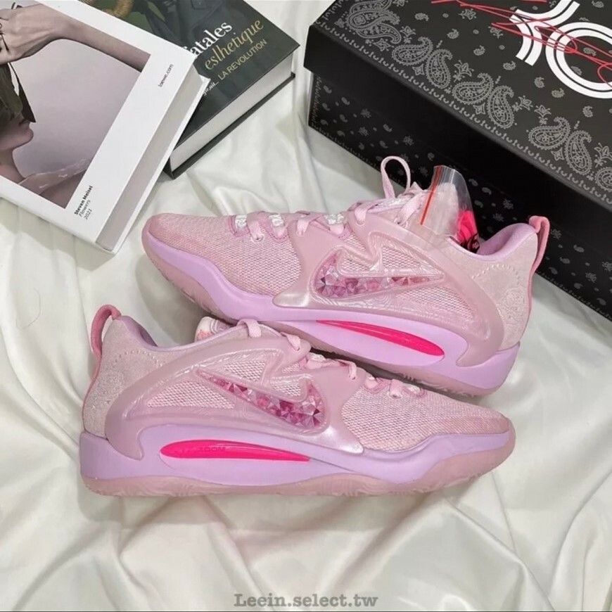 Nike KD 15 EP Aunt Pearl 粉紅 低筒籃球鞋 杜蘭特 乳癌配色 DQ3852-600