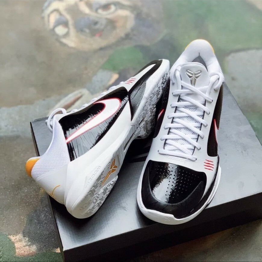 Nike Kobe 5 Retro Bruce Lee 黑白 李小龍 籃球鞋 防滑 CD4991-101
