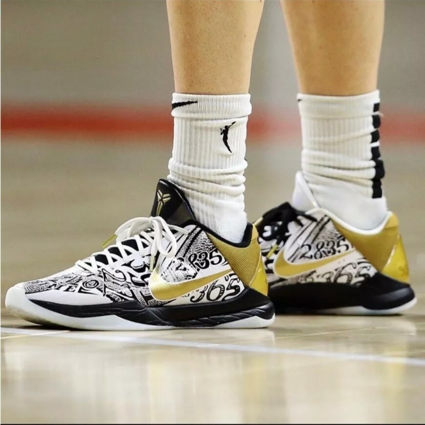 Nike Kobe 5 Big Stage 黑白金 鴛鴦 實戰籃球鞋 陰陽 休閒鞋 CT8014-100