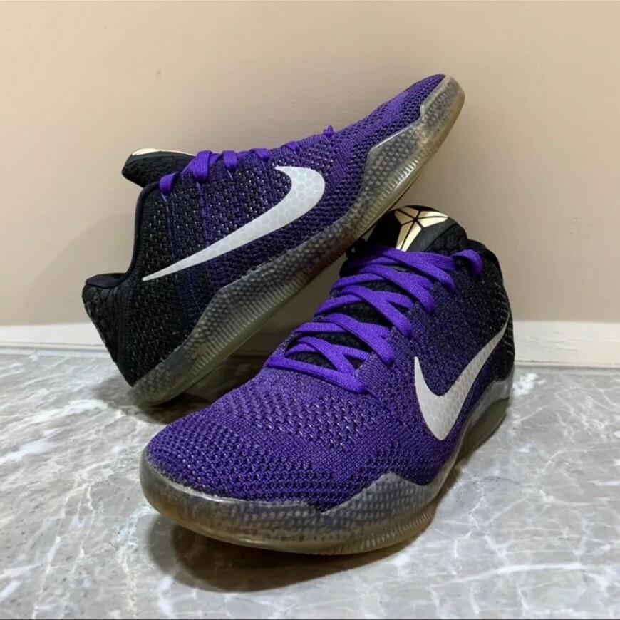 Nike Kobe 11 Elite Low Hyper Grape 黑紫 漸變籃球鞋 822675-510