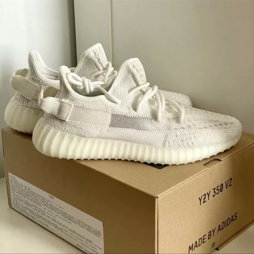 Adidas YEEZY Boost 350 V2 BONE 全白 骨白 白冰淇淋 HQ6316