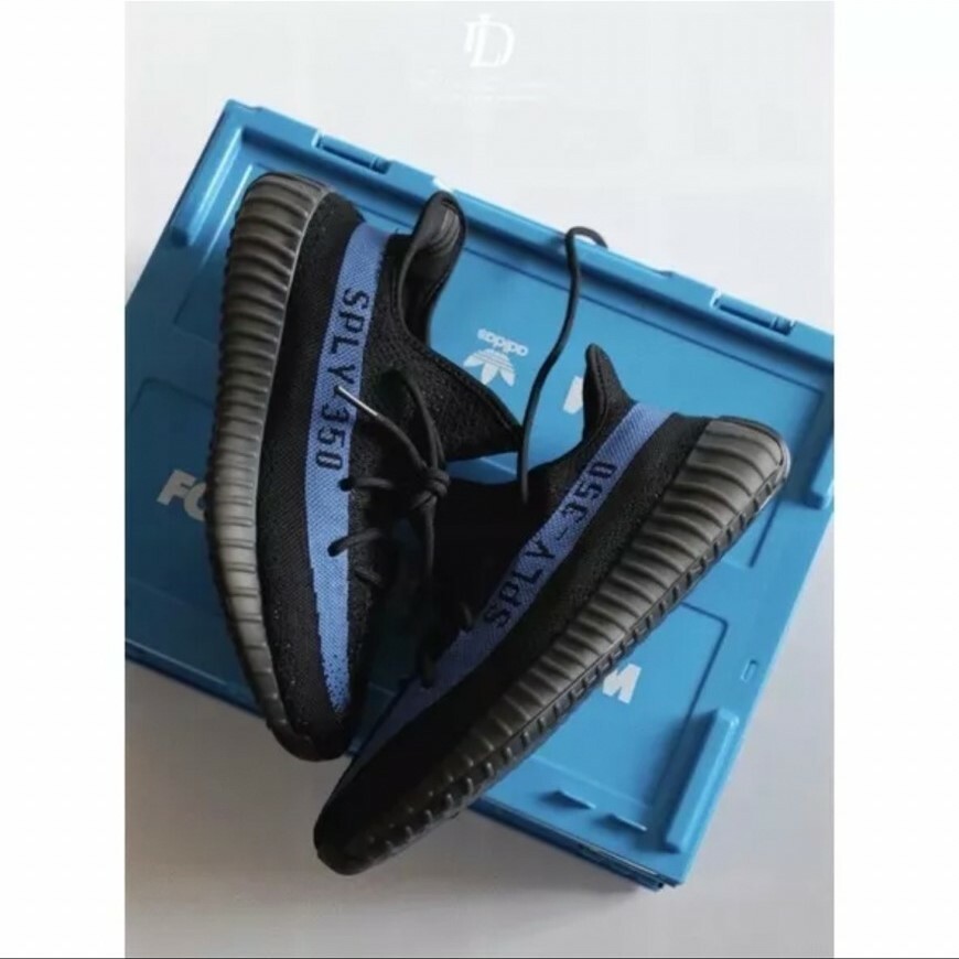 Adidas YEEZY Boost 350 V2 DAZZLING BLUE 黑藍 GY7164