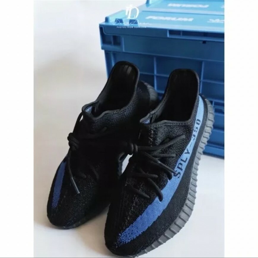 Adidas YEEZY Boost 350 V2 DAZZLING BLUE 黑藍 GY7164