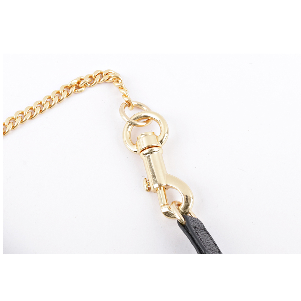 【SEE BY CHLOE】HANA 山羊皮勾釦手提包(黑色) CHS23APB23305001