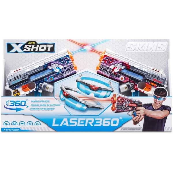 《 X-SHOT 》XSBOT Laser360 塗裝對戰組