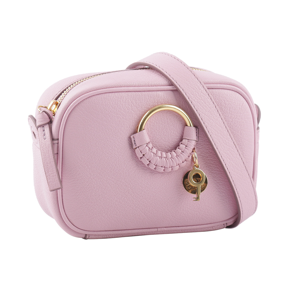 【SEE BY CHLOE】HANA 山羊皮斜背相機包(紫霧薰衣草) CHS23ASC18305599