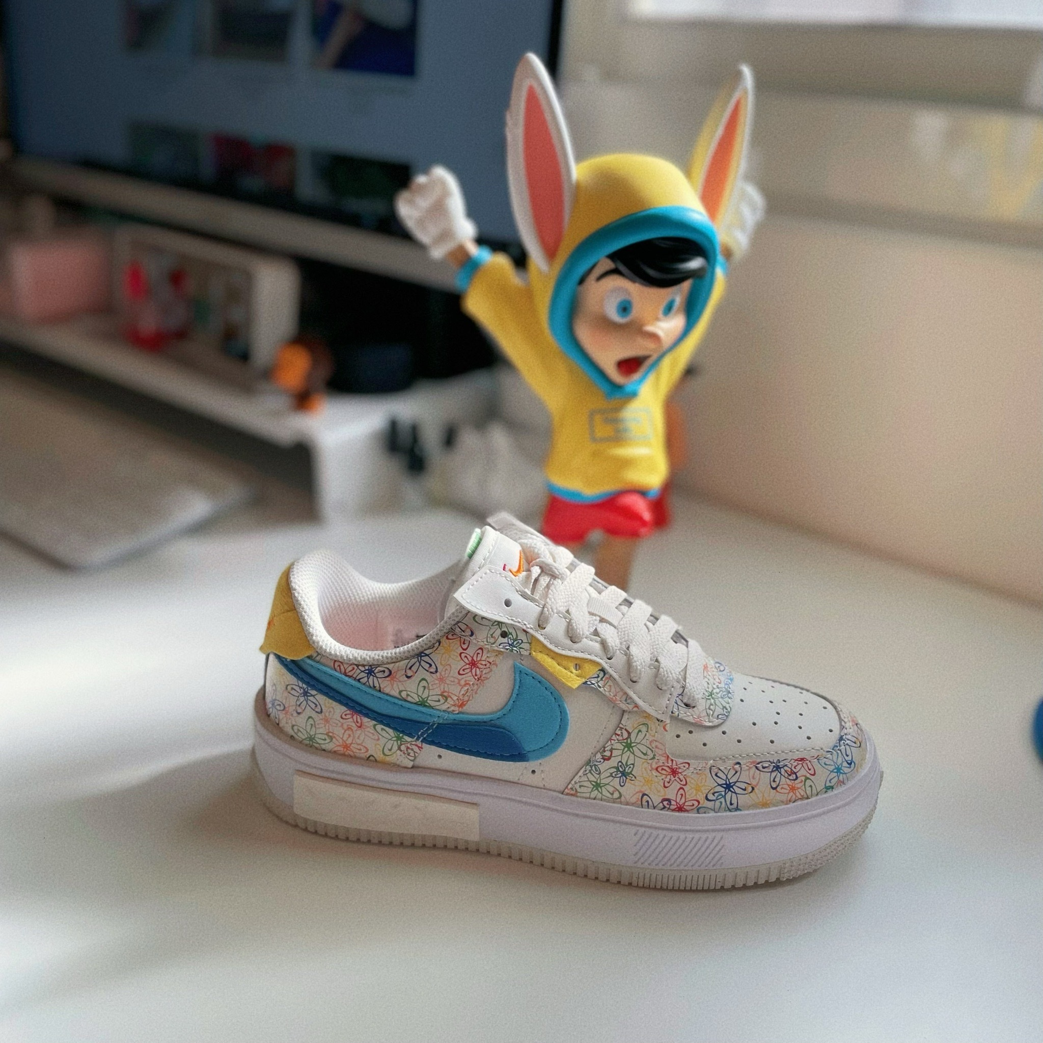 Nike Air Force 1 Fontanka 小雛菊 小花 花朵 黃色 白色 AF1 DV3211-100