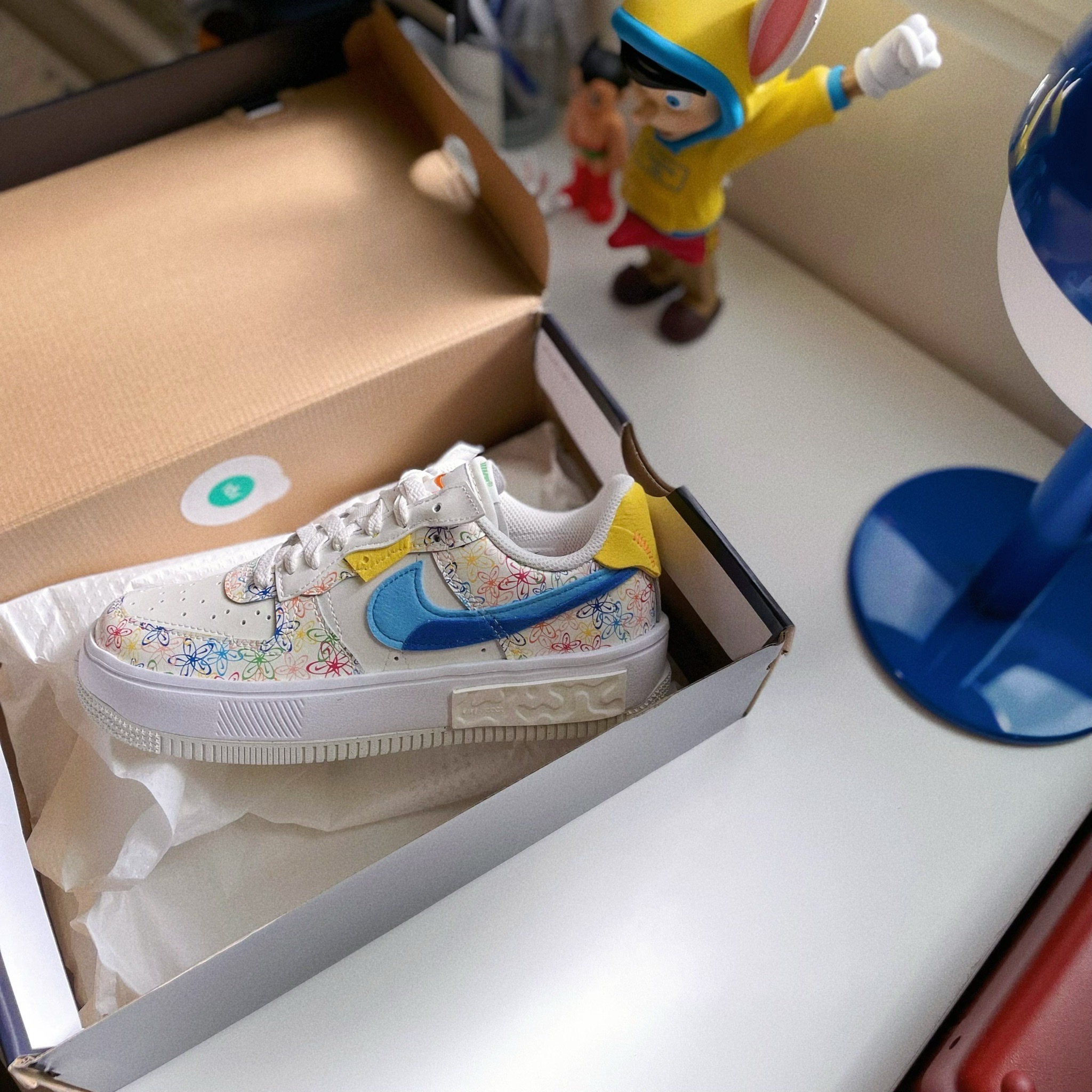 Nike Air Force 1 Fontanka 小雛菊 小花 花朵 黃色 白色 AF1 DV3211-100