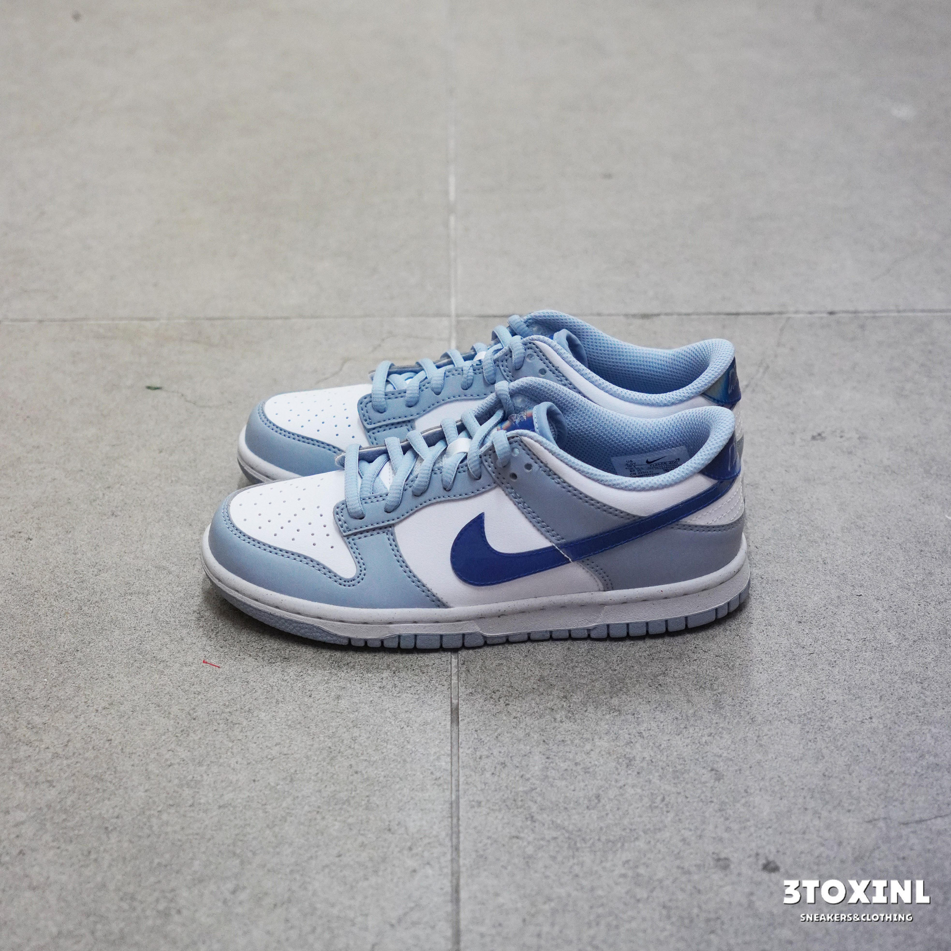 (預訂) Nike Dunk Low - Next Nature Blue Whisper Iridescent (GS)