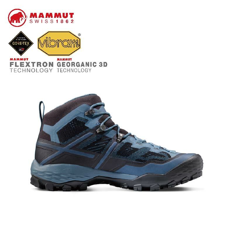 MAMMUT 長毛象 Ducan Mid GTX Men 黑/波賽頓 33MM03541