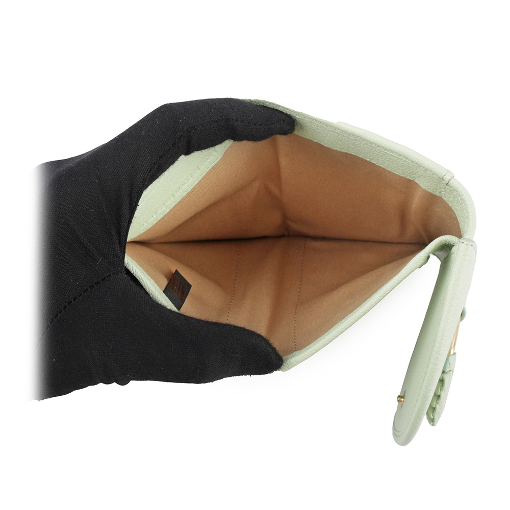 【SEE BY CHLOE】HANA系列山羊皮翻蓋中夾(松綠色) CHS17WP783305362